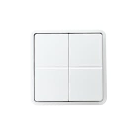 Tråd og batteriløs m/4 tryk, hvid Ral9016, WS4-216Z