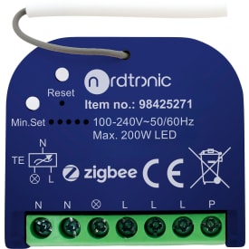 Nordtronic Zigbee dimmer til innbygging