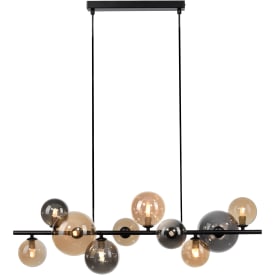 Popsicle langbordspendel m. hejs & farvede glas, 860mm