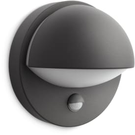 Philips myGarden June udendørs væglampe med sensor, antracit
