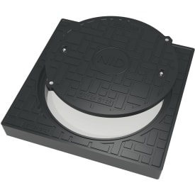 NID fast karm med dæksel, til Ø600 mm opføringsrør, 12,5 ton, komposit