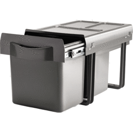 Lavabo Amsterdam affaldssystem, 32 liter, grå