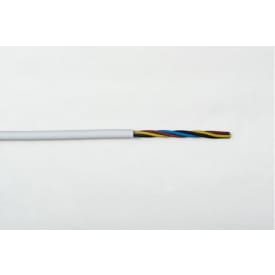 100 meter Ledning H05VV-F 5G1 hvid, R100