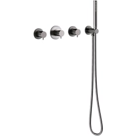 Damixa Silhouet BS1 kararmatur med brusesæt, sort krom