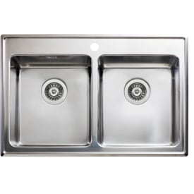 Intra Omnia 78DF køkkenvask, 78x51 cm, rustfrit stål