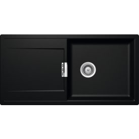 Intra Mono D100L-M køkkenvask, 100x51 cm, sort