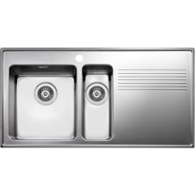 Intra Omnia 97SHLF køkkenvask, 97x51 cm, rustfrit stål