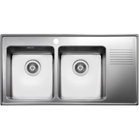 Intra Omnia 97DRF køkkenvask, 97x51 cm, rustfrit stål