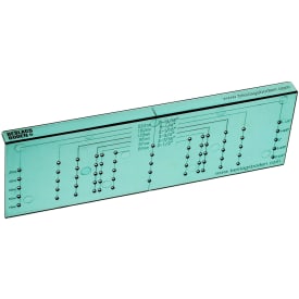 Beslagsboden monteringsskabelon, knopper og bøjlegreb