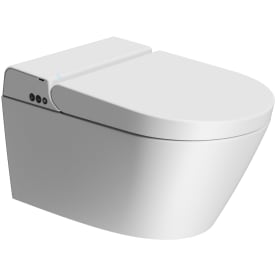 GSI WClean douchetoilet, uden skyllekant, rengøringsvenlig, mat hvid