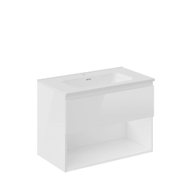 Cosmic B-Best möbelpaket, 80x61,5 cm, vit högglans