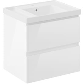 Cosmic B-Best möbelpaket, 60x61,5 cm, vit högglans