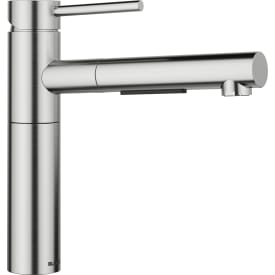 Blanco Alta-S II køkkenarmatur, udtrækstud, stål pvd