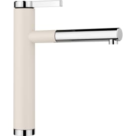 Blanco Linee-S köksblandare, utdragbar pip, vit/krom