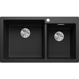 Blanco Pleon 9 UXI køkkenvask, 86x50 cm, sort krom