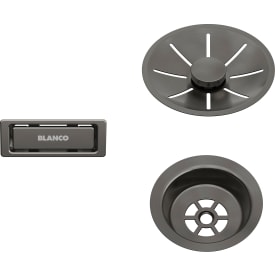 Blanco InFino korgventilsett, manuell, Ø82 mm, svart krom