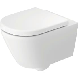 Duravit D-Code vägghängd toalett, utan spolkant, vit