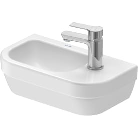 Duravit D-Code tvättställ, 40x22 cm, höger, vit