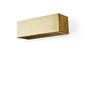 Bastant Design brusehylde, børstet messing