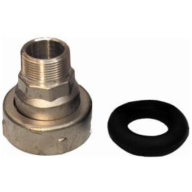 Isiflo murgennemføring 32 mm x 1" med nippel - med 2" omløber
