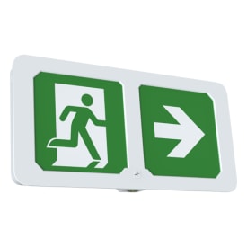 ADLER BOX væg 35m 3t hvid inkl. Paniklampe og Rotebar piktogram