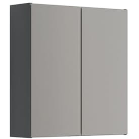 Dansani Mido+ Select spejlskab, 60x64 cm, mat grå