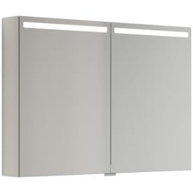 Dansani Mido+ Top spejlskab med lys, 100x70 cm, hvid mat