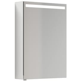 Dansani Mido+ Top spejlskab med lys, 50x70 cm, aluminium