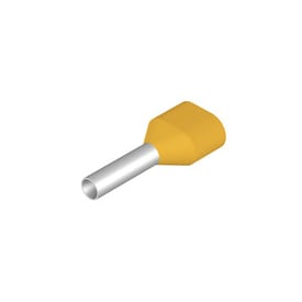 500 stk Tylle Isolerede dobbelt 1,0 mm² gul H 1,0/15 (100) (W)