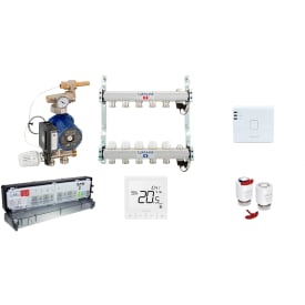 Salus gulvvarmestyring, trådløs, 2 kredse