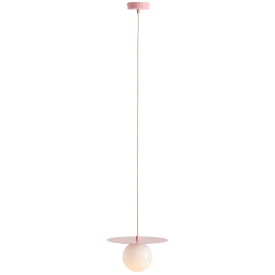 Aldex Loop pendel, Ø14 cm, lyserød