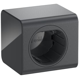 Stikholder Wallbox til stik type 2, SH Koksgrå