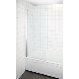Arrow Bath duschvägg, 78,5 cm, klart glas, aluminiumprofil