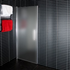 Arrow Door 80 duschdörr, 190x80 cm, frostat glas, aluminiumprofil