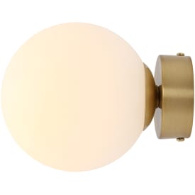 Aldex Ball vegglampe, messing, Ø14 cm