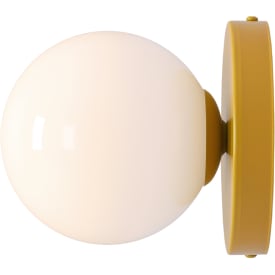 Aldex Ball 2 vägglampa, gul