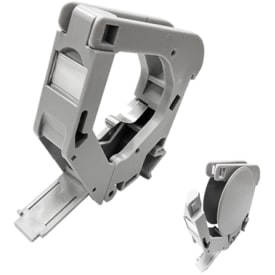 DIN-Skinne modul for 1xRJ45 Keystone Jack Giga-lan