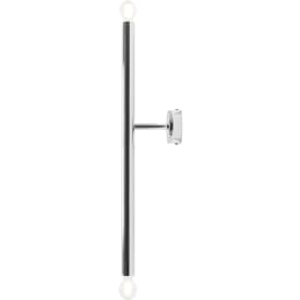 Aldex Tubo 2 vägglampa, krom, 60 cm