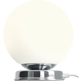 Aldex Ball bordslampa, krom, Ø20 cm