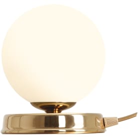 Aldex Ball bordlampe, gull, Ø17 cm