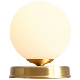 Aldex Ball bordslampa, mässing, Ø17 cm
