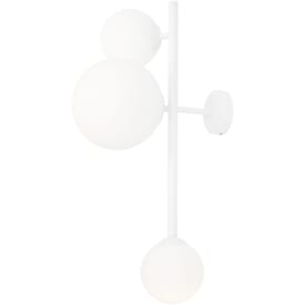 Aldex Dione vägglampa, vit