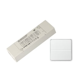 Forprogrammeret 24V/30W driver m/2-tryk til lk fuga® ramme