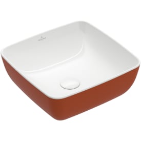 Villeroy & Boch Artis håndvask, 41x41 cm, orange