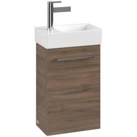 Villeroy & Boch Avento Vanity underskab, 33,6x23,2 cm, højre, brun eg