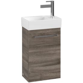 Villeroy & Boch Avento Vanity underskab, 33,6x23,2 cm, venstre, grå eg