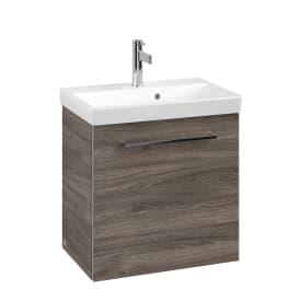 Villeroy & Boch Avento A888 tvättställsunderskåp, 52,6x38,2 cm, höger, grå ek