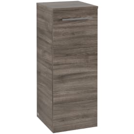Villeroy & Boch Avento A895 veggskap, 34,8x88,8 cm, venstre, grå eik