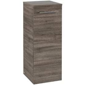 Villeroy & Boch Avento A895 vægskab, 34,8x88,8 cm, højre, grå eg