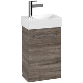 Villeroy & Boch Avento Vanity underskab, 33,6x23,2 cm, højre, grå eg